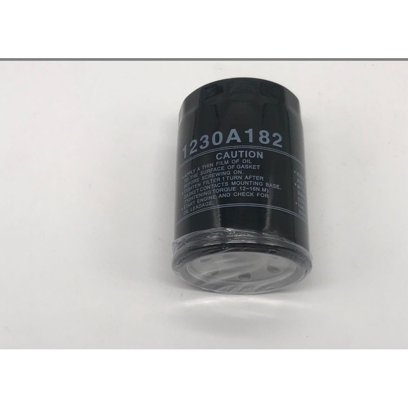 Black 1230A182 Car Oil Filters For Toyota Lubrication System