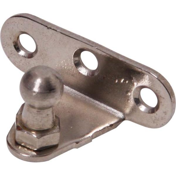 Stainless steel gas spring accessory, end fitting with ball stud