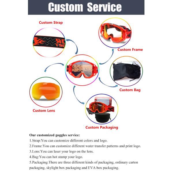 Pink Polycarbonate Magnetic Ski Goggles with Magnetic Scratch-Resistant Lens