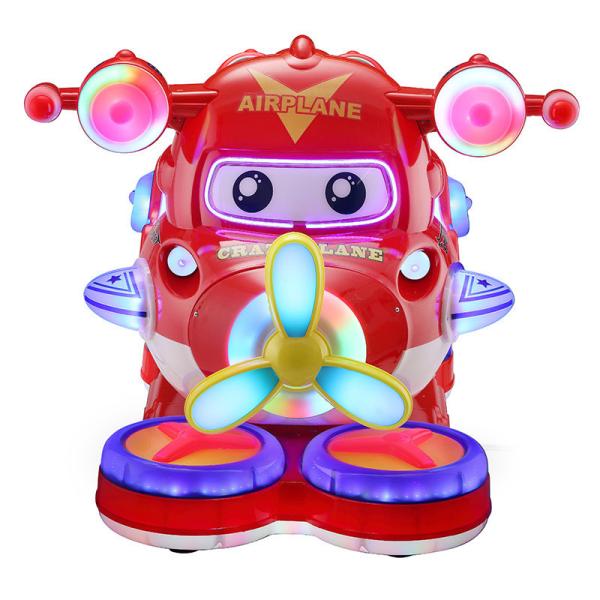 US Plug Design Crazy Plane Rocking Machine para crianças de 6 anos de idade em entretenimento interior