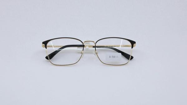 Mens Business Classic Eyewear Square shape optical frames metal spring hinges Durable high quality
