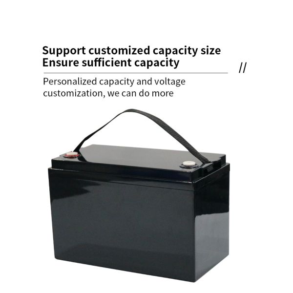 6000 Cycles Lithium Ion Battery Pack 12.8V 100Ah Rechargeable LiFePO4 Battery Pack For Home Use