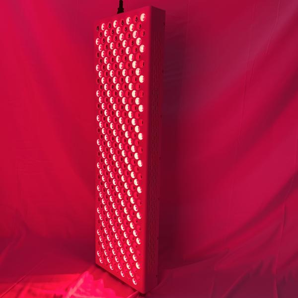 660nm 850nm Near Infrared Red Light Therapy Panel for Full Body Treatment 5W*300Leds 2pcs*1500W Panel 1pc Stand