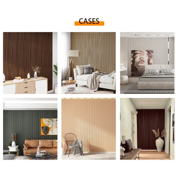 High Quality Versatile Fluted Panel Wpc Wall Panel Interior Decoration Wood Plastic Panel