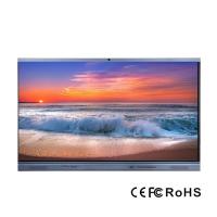 Quadro interativo de LED IR 75'' LCD interativo monitor de tela plana sensível ao toque para educação