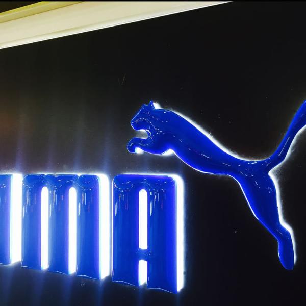 3D Outdoor Advertising Channel Stainless Steel Backlit Led Sign Letter Outdoor Sign