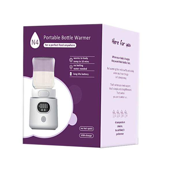 Le dernier chauffage rapide chauffe-bouteille portable avec 3 adaptateurs chauffe-bouteille de voyage sans fil avec la plupart des bouteilles