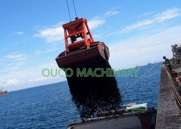 Underwater Hydraulic Clamshell Bucket Two Rope With Large Handling Capacity