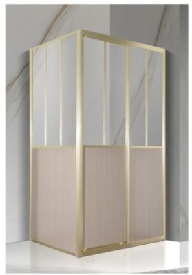 Explosion Proof Tempered Glass Shower Door Free Standing Pivot Shower Glass