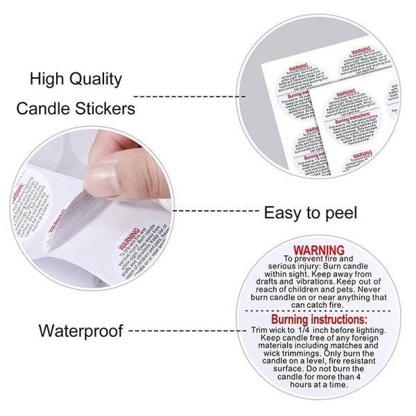 Warning Attention PVC Label Sticker For Shipping Transportation