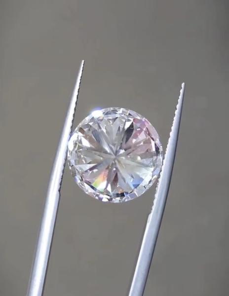 Certificado IGI Diamante sintético redondo DEFG Jóias Decoração CVD Diamantes brancos