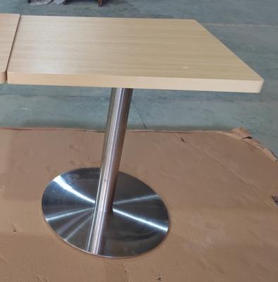 AT-0262 Display Table Wood Top Round Coffee Table Home , Office and Commercial Use