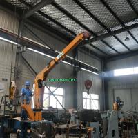 Sistema de Marine Telescopic Boom Crane Hydraulic da eficiência elevada