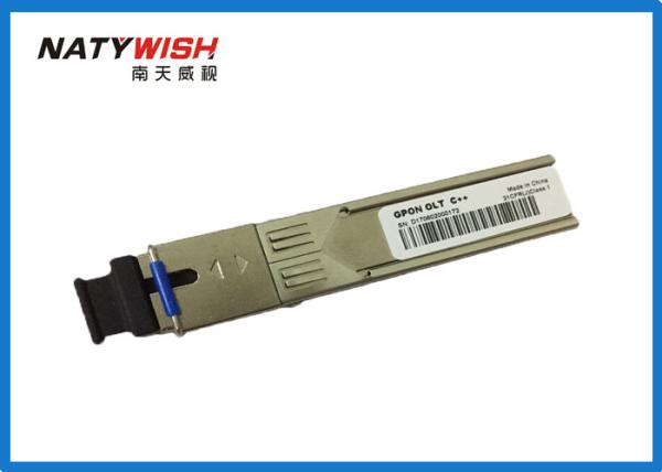 C++ 20km GPON OLT SFP Module TX 1490nm 2.488Gbps RX 1310nm 1.244Gbps