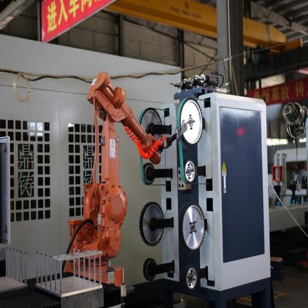 Automatic Robotic Polishing System For CNC Machined Metal Parts Automotive Bearing Core Components