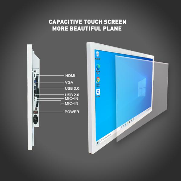 Wall Mount Interactive LCD Touch Screen Display 55Inch 65Inch