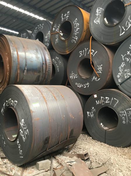 Aço laminado a alta temperatura de S235j2 S235jr na bobina de aço inoxidável laminada a alta temperatura 508mm das bobinas 610mm
