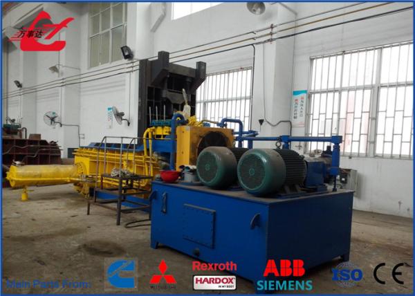 capacidade de empacotamento hidráulica do motor do pacote 88kW da máquina 500x600mm da sucata de metal 315Ton grande