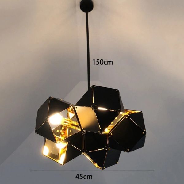 Modern home decor led lights pendant light lamps Riddle Linear Suspension（WH-AP-628）
