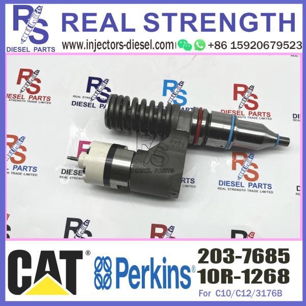 Diesel Engine Fuel Injector Excavator Accessories Diesel Motor Parts 2037685 203-7685 for Caterpillar CAT 16H C-10 C-12