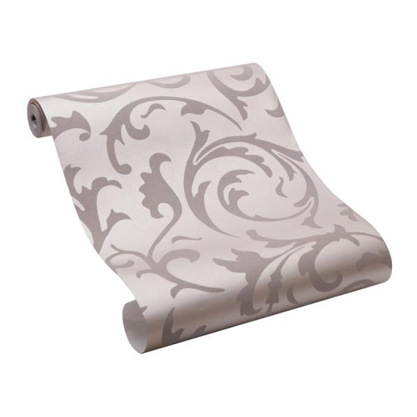 Elegant Non - woven Modern Removable Wallpaper  / Leaf Pattern Wallpaper