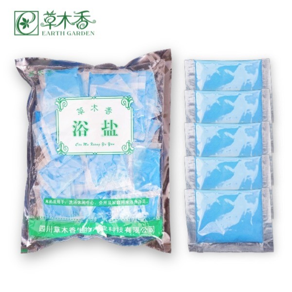 Baño de pies minerales Desintoxicación de sal Fórmula tradicional de hierbas Aumento de la circulación