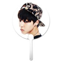 Fan lenticular de encargo de la mano del tirón 3d de la animación KPOP