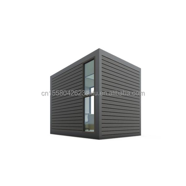 Galvanized Steel Square Tubes 10ft Modern Wooden Steel Structure Office for Commercial Space