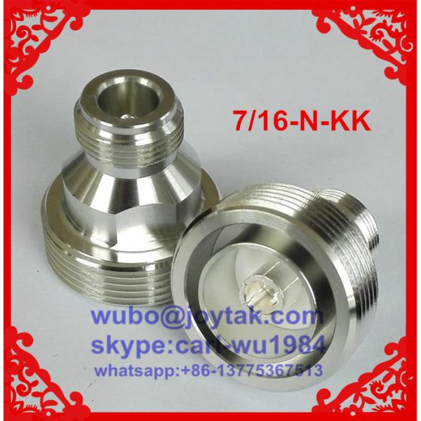 DIN 7/16 adaptor All brass DIN 7/16 female to N female adaptor