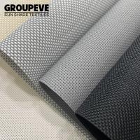 Voir les abat-jour de rouleau extérieurs de protection solaire de polyester de tissu simple imperméable de protection solaire