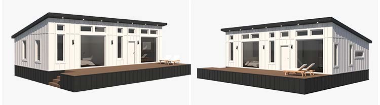 Наборы дома железного каркаса Prefab светлого дома студии железного каркаса домашние, который нужно построить