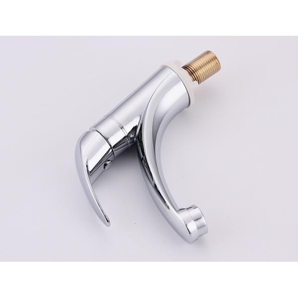 Краны таза холодной воды стильного Bathroom цинка одиночные в Chrome