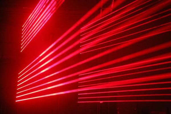 8 Eyes Red Color DJ Disco Laser Lights 8 Heads Laser Moving Head Stage Lighting 500mW