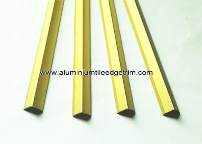 10mm V10 Aluminum V Shaped Outer Corner Brace Matt Gold / Matt Yellow