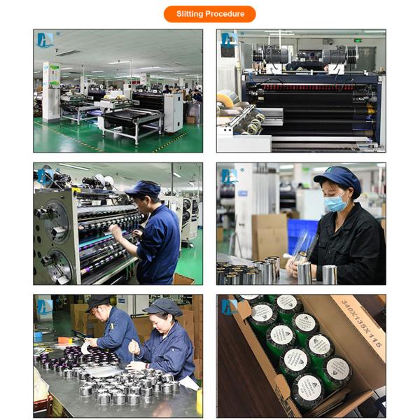 Custom Size Thermal Transfer Ribbon for Flat Heat Label Printer Ink Side Customerized