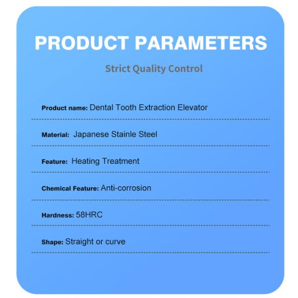 8 штук Стоматологические хирургические инструменты Оральная хирургия Стоматологический корень Минимально инвазивный экстракция зуба Экстракция лифт