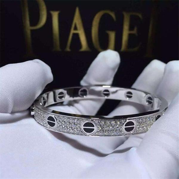 C Black nail full sky star bracelet  18k gold  white gold yellow gold rose gold Jewelry factory in Shenzhen, China