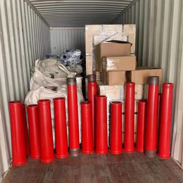 Boom Pipe & Deck Single Wall Pipe For Concrete Placement