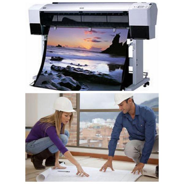 Eco - rollo amistoso del papel de trazador del chorro de tinta cad de A0 A1 para el dibujo de ingeniería