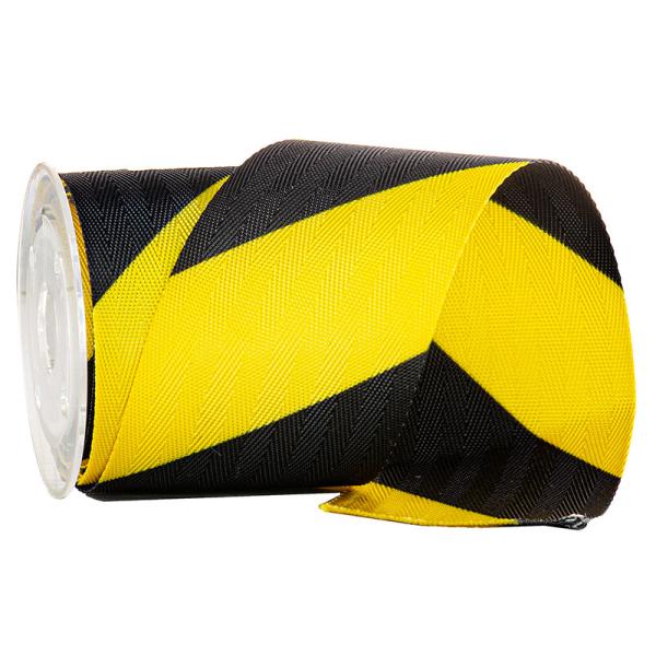 Heat Transfer Air Port 38MM Yellow & Black Warning Bands