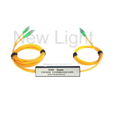 Multi Channel FWDM Filter WDM Steel Tube Communication Equipment