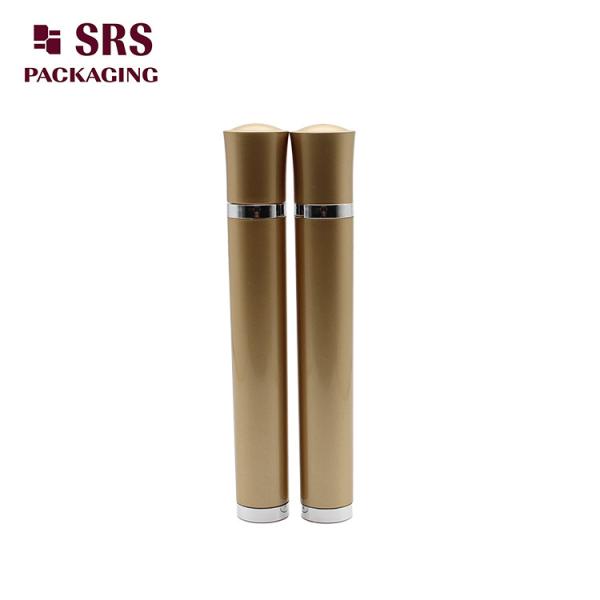 SRS Plastic Gold Color Vibrating Roller Ball Bottle 10ml for Eye Cream