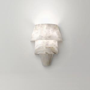 Custom Alabaster Wall Sconce 220mm x 275mm LED 110V-240V