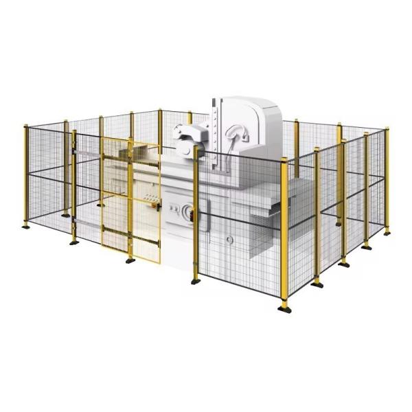 Pallet Racking Machine Protective Wire Mesh Fence For Workshop In Q235 Raw Material
