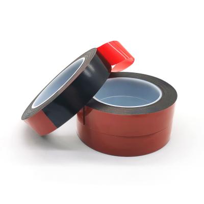 O Permanent vermelho acrílico tomado partido dobro impermeável do filme da fita 1mm da espuma densamente adere