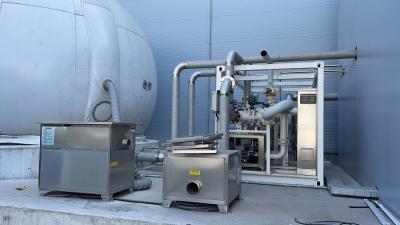 Liquid Argon Recovery System Stainless Steel Self-Starting Exhaust Gas Fan