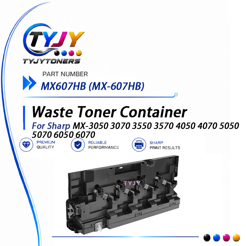 MX607HB Waste Toner Container For Sharp MX3050 MX3070 MX3550 MX3570 MX4050 MX4070