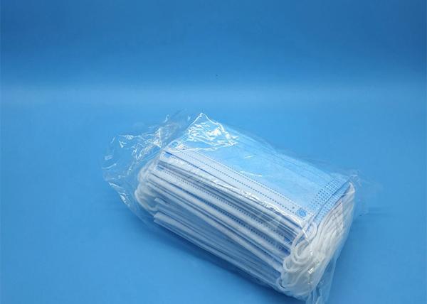 Blue And White Disposable Kids Face Mask For Respiratory Protection Of Certain Non - Oily Particulates