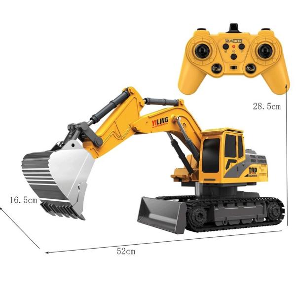 Remote Distance 10-100 Feet 13 Channel RC Construction Vehicles for Kids 3-10 Years Old