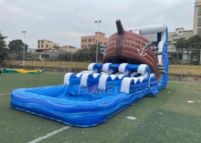 Commercial Pirate Ship Slides Inflatable Water Games With Pool